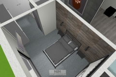 Luftbild Schlafzimmer